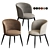 Elegant Eichholtz Filmore Dining Chair 3D model small image 3