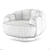 Infinity Velvet Senape Armchair: Giopagani Ornella 3D model small image 5