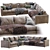 Ikea Vimle: Stylish and Functional Sofa 3D model small image 4