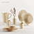 Elegant Stoneware Tableware by ZARA HOME 3D model small image 2
