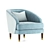 Parker Knoll 150 Fitzroy Chair 3D model small image 11