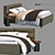 Gray Haven: Stylish Bedroom Retreat 3D model small image 1