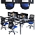 Sleek Conference Table: High Detail 3D model small image 1