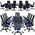 Sleek Conference Table: High Detail 3D model small image 3