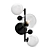 MUSA Wall Lamp: Modern Elegance in Glass 3D model small image 1