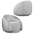 ABBRACCI Modern Armchair 3D model small image 3