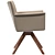 Foxy Swivel Armchair - Sleek and Stylish Seating Solution 3D model small image 3