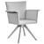 Foxy Swivel Armchair - Sleek and Stylish Seating Solution 3D model small image 5