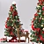 Festive Holiday Ornament Set 3D model small image 1