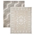 Elegant Genova Rug: 1500x1200mm 3D model small image 1