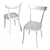 Elegant Ametyst Chair by Paged 3D model small image 2