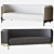 Moderno Barry Sofa: Sleek Elegance 3D model small image 1