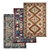 Versatile Carpets Set 3D model small image 1