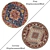 Decorative Round Carpets Set 3D model small image 2