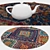 Decorative Round Carpets Set 3D model small image 3