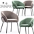Xander Modern Dining Chair 3D model small image 2