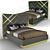 ComfyCo Vector Bed - Sleek Contemporary Design 3D model small image 2