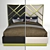ComfyCo Vector Bed - Sleek Contemporary Design 3D model small image 4