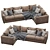 Ikea Vimle - Stylish and Versatile Sofa 3D model small image 2