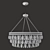 Elegant Windham 6-Light Pendant 3D model small image 3