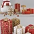 Festive Christmas Decor Set 3D model small image 8