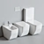 Hatria Next Collection: Modern Ceramic Toilet 3D model small image 1