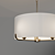 Elegant Satin Nickel Pendant 3D model small image 7