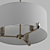 Elegant Satin Nickel Pendant 3D model small image 8