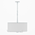 Elegant Satin Nickel Pendant 3D model small image 14