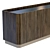 Elegant Lingotto Sideboard 3D model small image 2