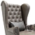 Retro Revival: Leset Vintage Armchair 3D model small image 4