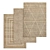 Luxury Carpets Set for Stunning Interiors 3D model small image 1