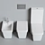 Erika Pro Q Ceramic Toilet 3D model small image 2