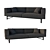 Modern 3-Seater Sofa - Stylish and Spacious 3D model small image 1