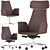 Office Chair Set 15: 3D Design Variety 3D model small image 1