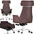 Office Chair Set 15: 3D Design Variety 3D model small image 2