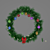 Festive Christmas Wreath: 3D Design with Base Model 3D model small image 1