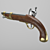 Antique Pistol: 18-19th Century 3D model small image 3