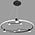 Modern Metal and Acrylic LED Pendant - Dover 3D model small image 2