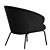 Modern Metal Armchair: LET by Fritz Hansen 3D model small image 5