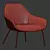 Savary Plaid Chair: Elegant and Timeless 3D model small image 4