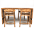 Elegant Clover Dining Set 3D model small image 4