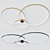 Rings LED Ceiling Lamp: Modern and Stylish 3D model small image 1