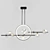 Iona 44.1483 Modern Metal Pendant Light 3D model small image 1