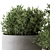 Concrete Pot Outdoor Tree Set 3D model small image 3