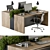 Modern Office Furniture Set 17 3D model small image 1