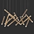 Modern LED Chandelier: Dutti D0068 3D model small image 1