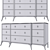 Etoile Dresser: Elegant and Versatile Storage 3D model small image 2