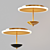 Glowing Umbrella Pendant Light 3D model small image 1