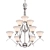 Dover 9-Light Chandelier with Etched Glass 3D model small image 1